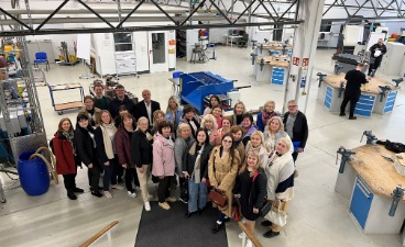 Gruppenbild: Besuch einer GiZ-Delegation aus der Ukraine in den bfz Mittelfranken