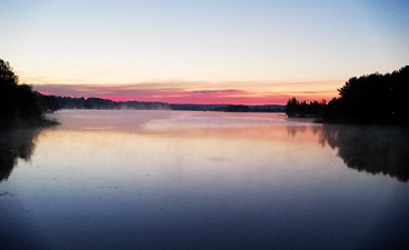 Sonnenuntergang am See